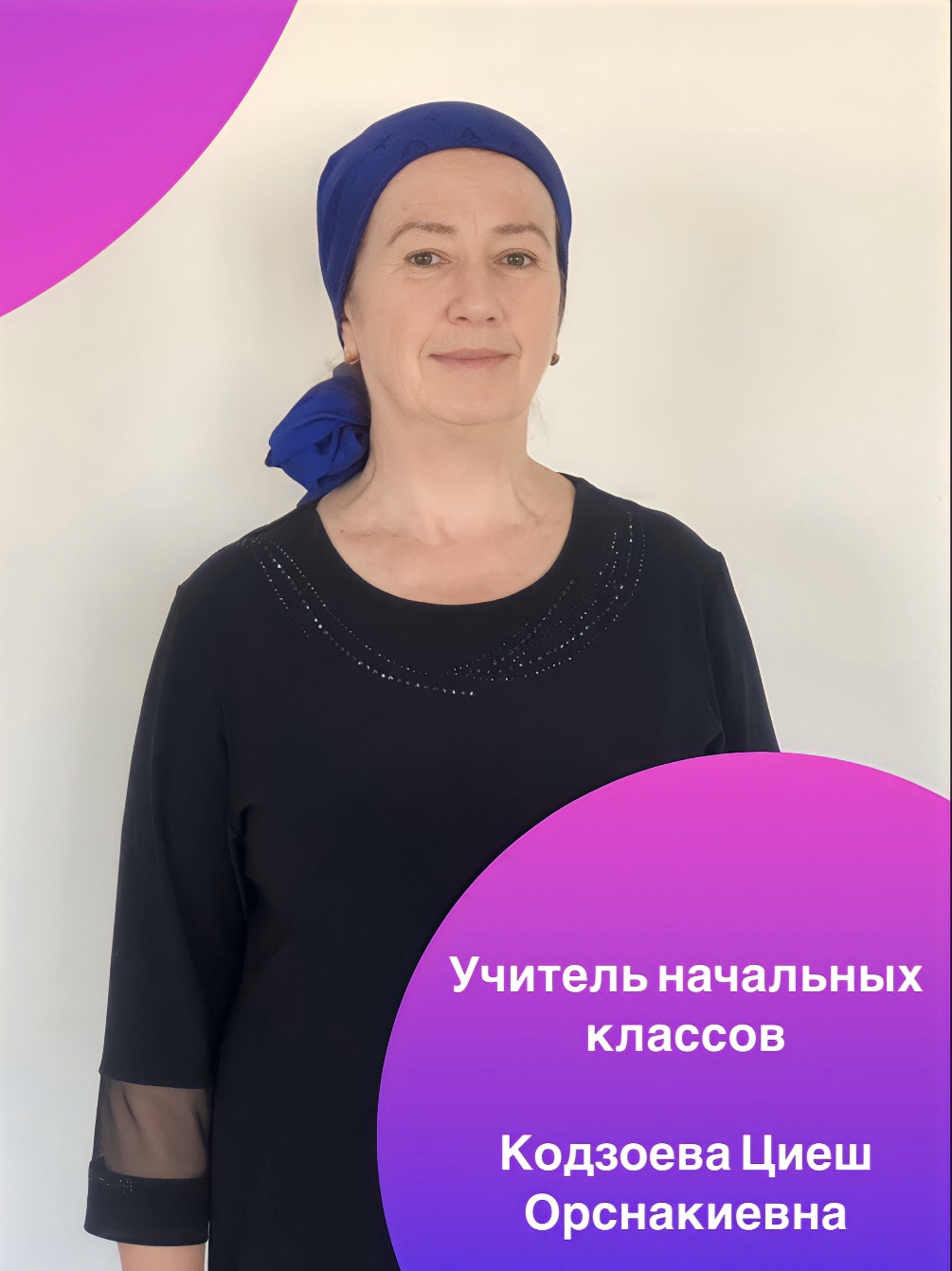 Кодзоева Циеш Орцхановна.